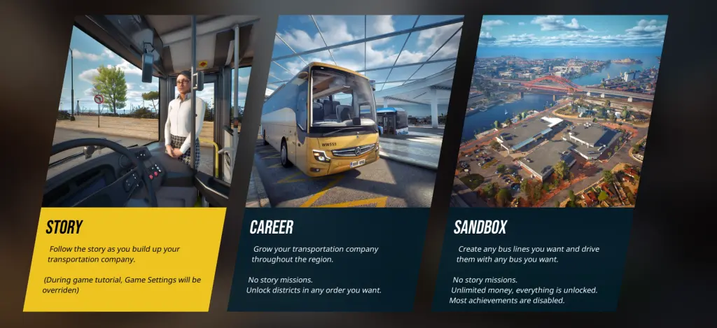 Bus Simulator 27 demo sürümünden kare (3)