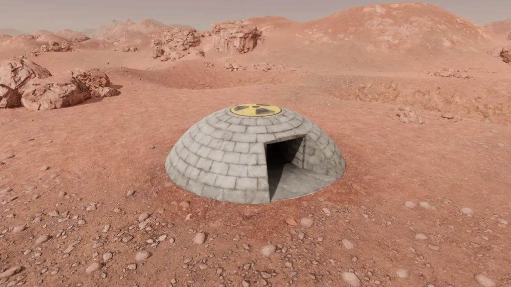 Planetbase 2 nükleer atık deposu yapısı
