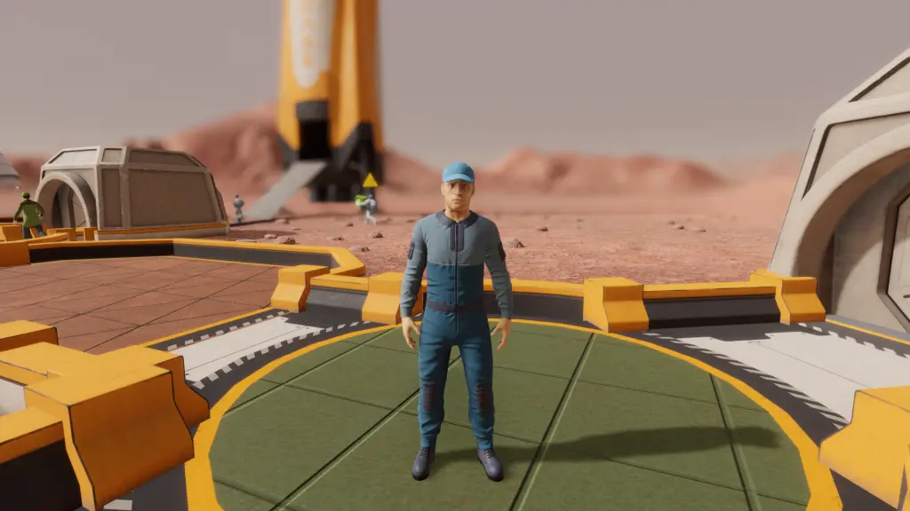 Planetbase 2 karakter modeli, mühendis uzmanlığı