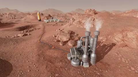 Planetbase 2 Dev Update 03: Jeotermal, Bio Dome ve Cam Üretimi