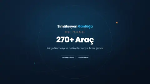 Transport Fever 3 araçları fragmanının kapak görseli