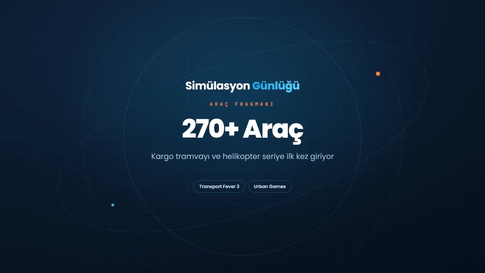 Transport Fever 3 araçları fragmanının kapak görseli