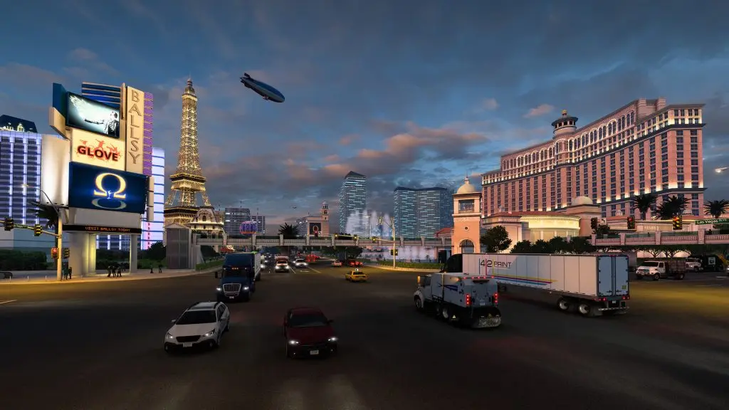 American Truck Simulator oyunundan ekran görüntüsü