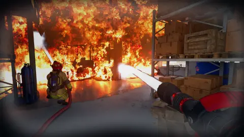 Firefighting Simulator Ignite nedir sorusunun kapak görseli: oyunun resmî Steam kapağı