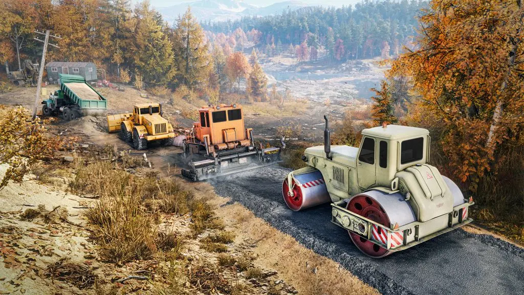 RoadCraft oyunundan ekran görüntüsü