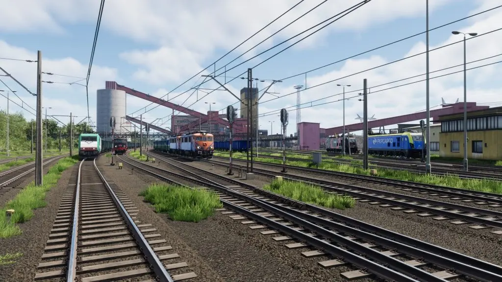 SimRail oyunundan ekran görüntüsü
