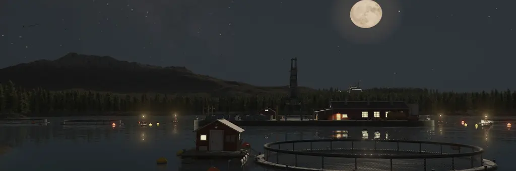 Transport Fever 3 dinamik gökyüzü, enleme ve saate göre hesaplanan gece atmosferi