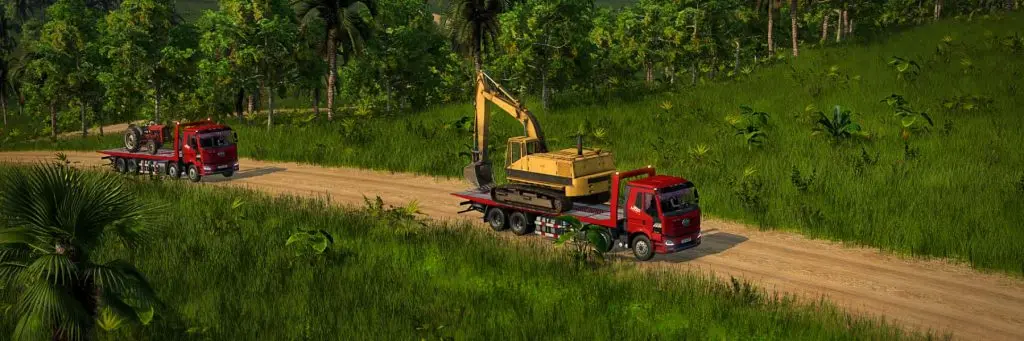 Transport Fever 3 mod yönetimi örneği: oyun içinde özelleştirilmiş bir kamyon modu